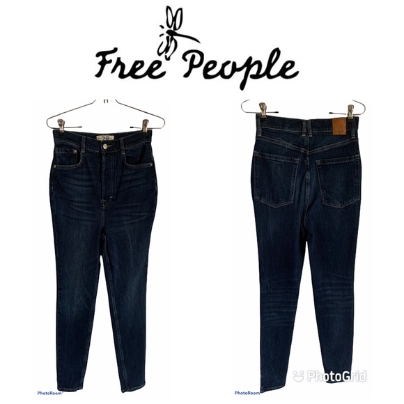 Free People Denim - NWOT FREE PEOPLE Button Fly High Rise Skinny Jeans